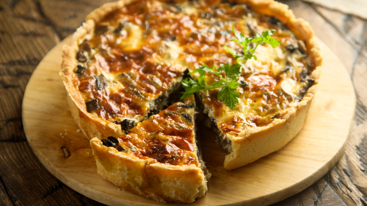 Roasted Vegetable Quiche Recipe