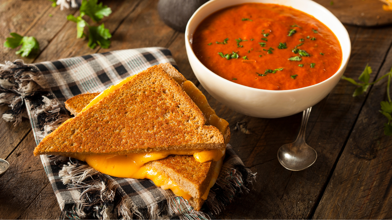 tomato basil and grilled cheese recipe