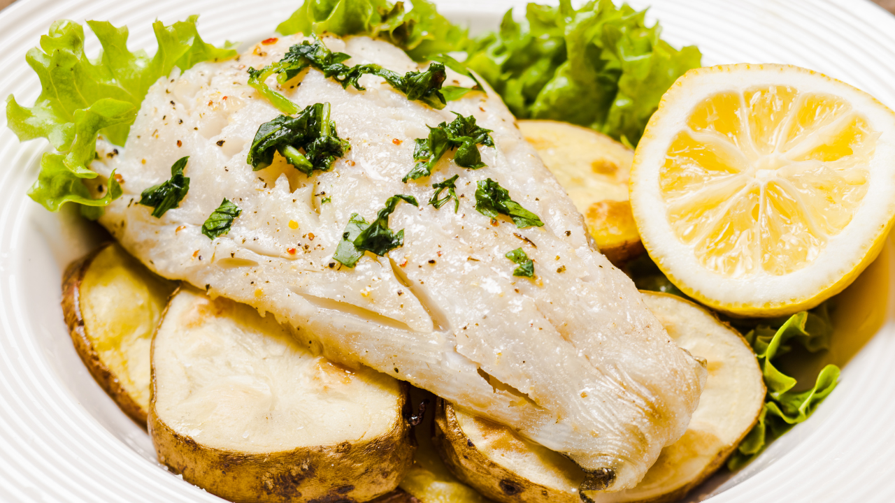 Air Fryer Cod Recipe with Lemon Herb Butter