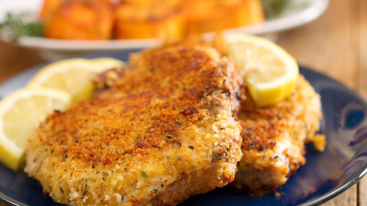 Baked Pork Chops Recipe with Garlic Parmesan