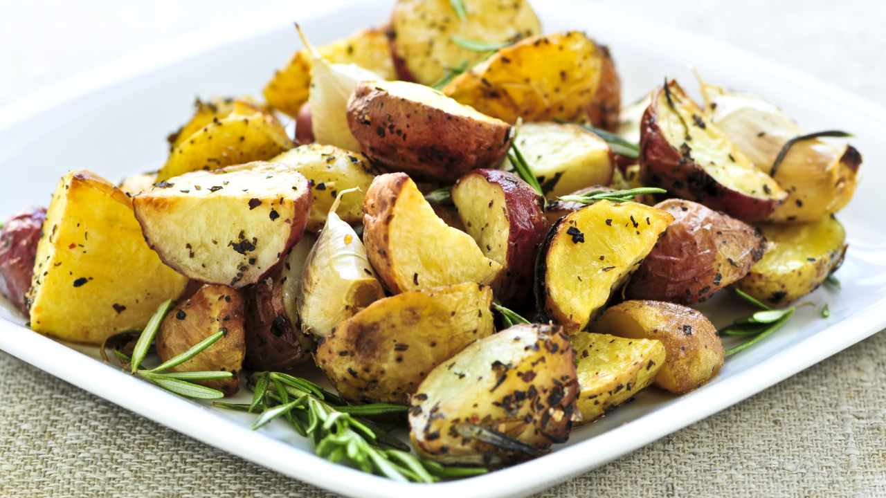 Cannabis-Infused Garlic Roasted Potatoes Recipe