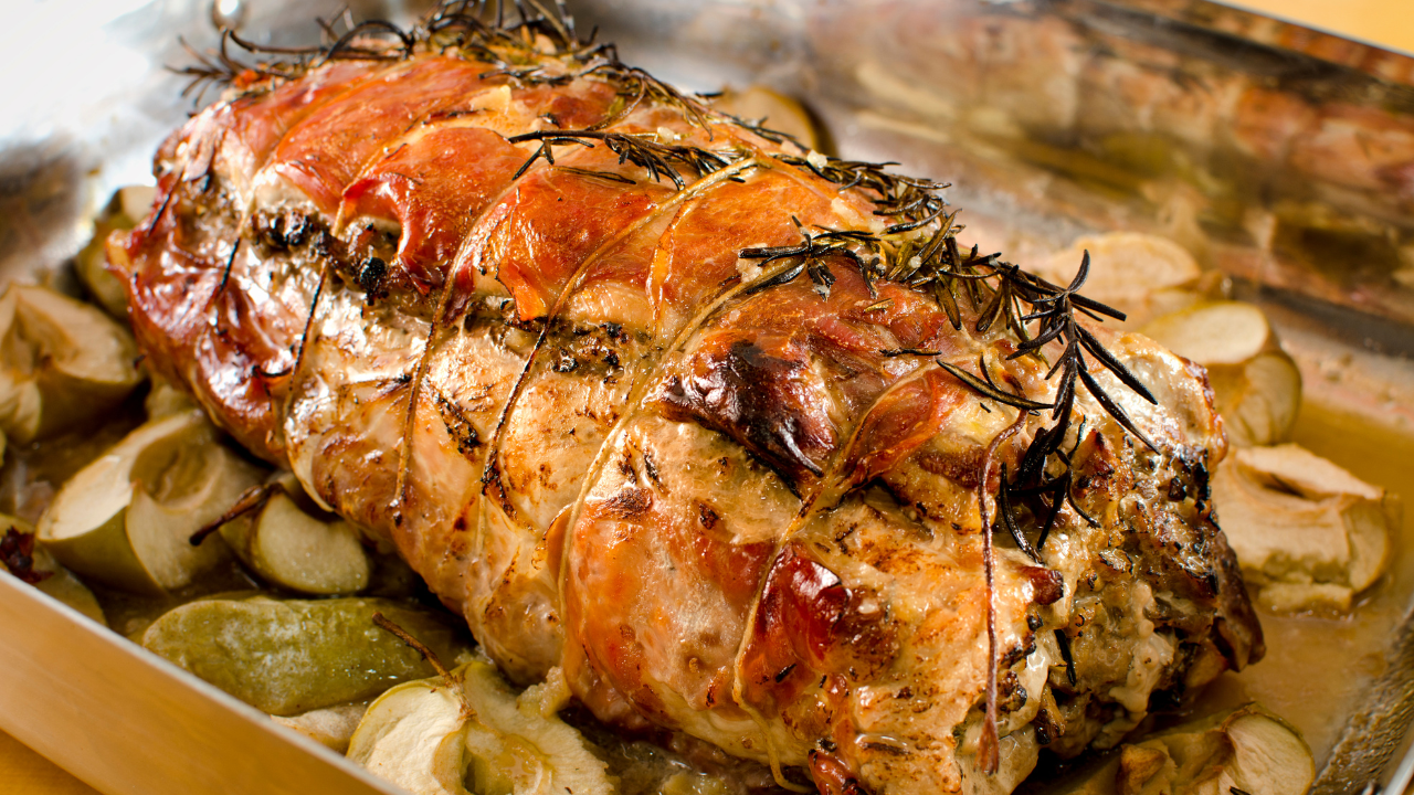 Pork Loin Roast Recipe with Garlic Herb Butter