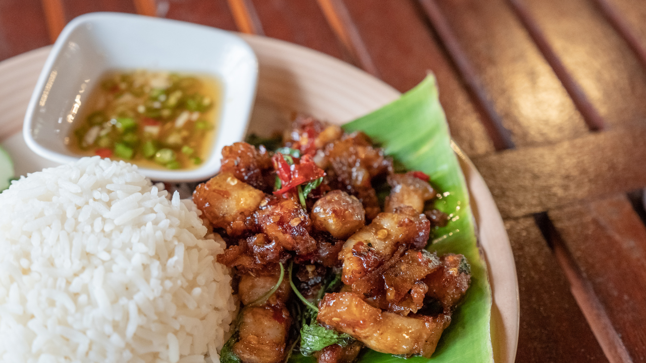 Thai Basil Pork Recipe with Jasmine Rice