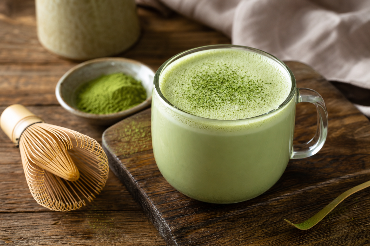 Dairy-Free Matcha Green Tea Latte with Coconut Milk