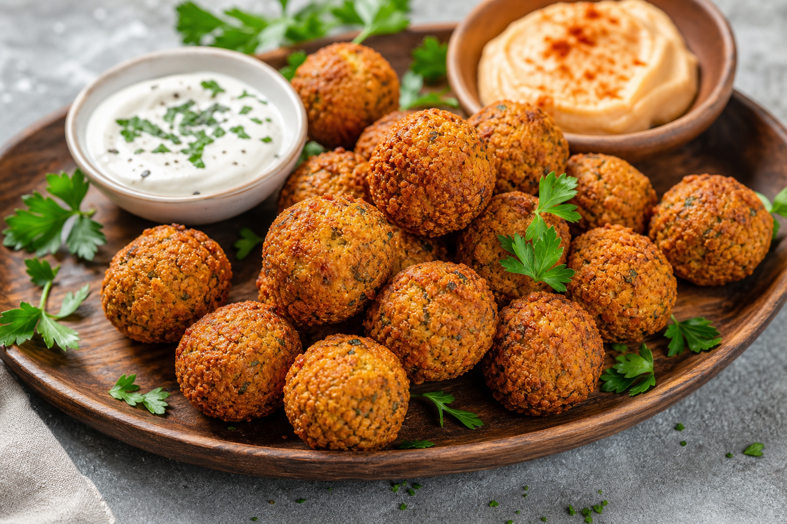 Air Fryer Sweet Potato Falafel Bites