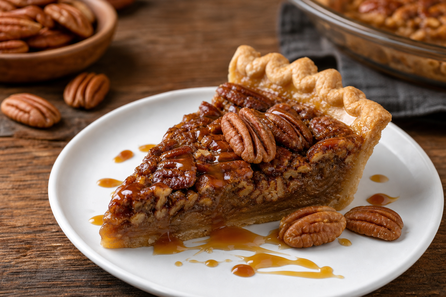 Brown Butter Bourbon Pecan Pie