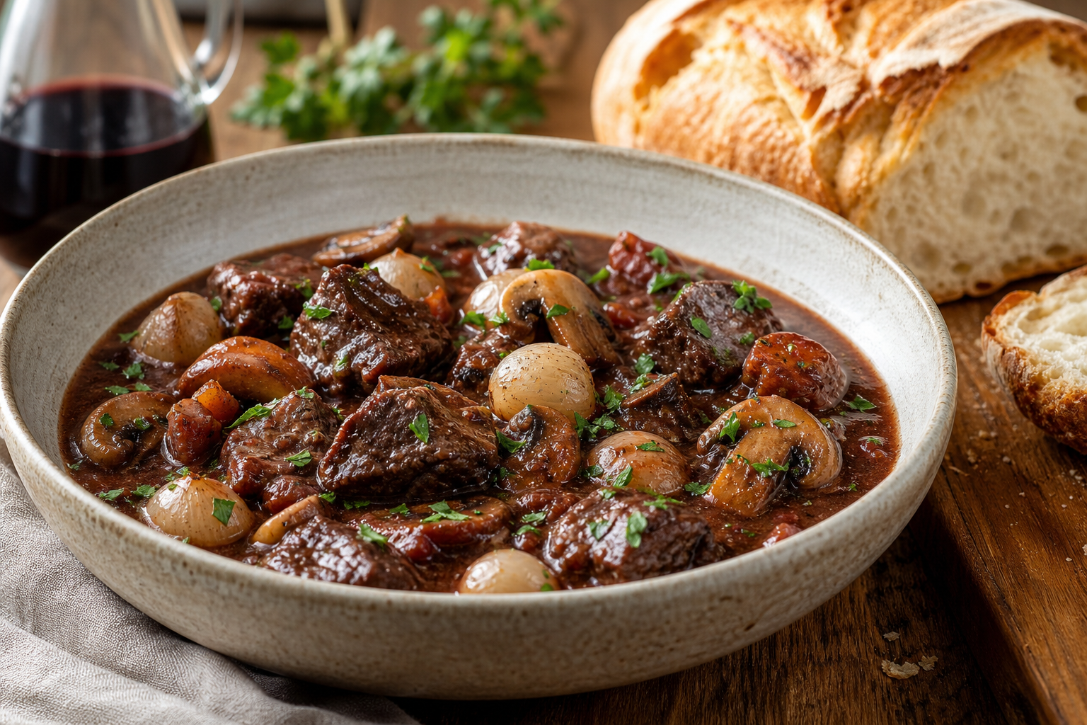 Classic Beef Bourguignon Recipe