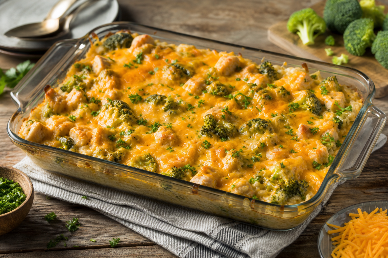 Creamy Chicken and Broccoli Casserole