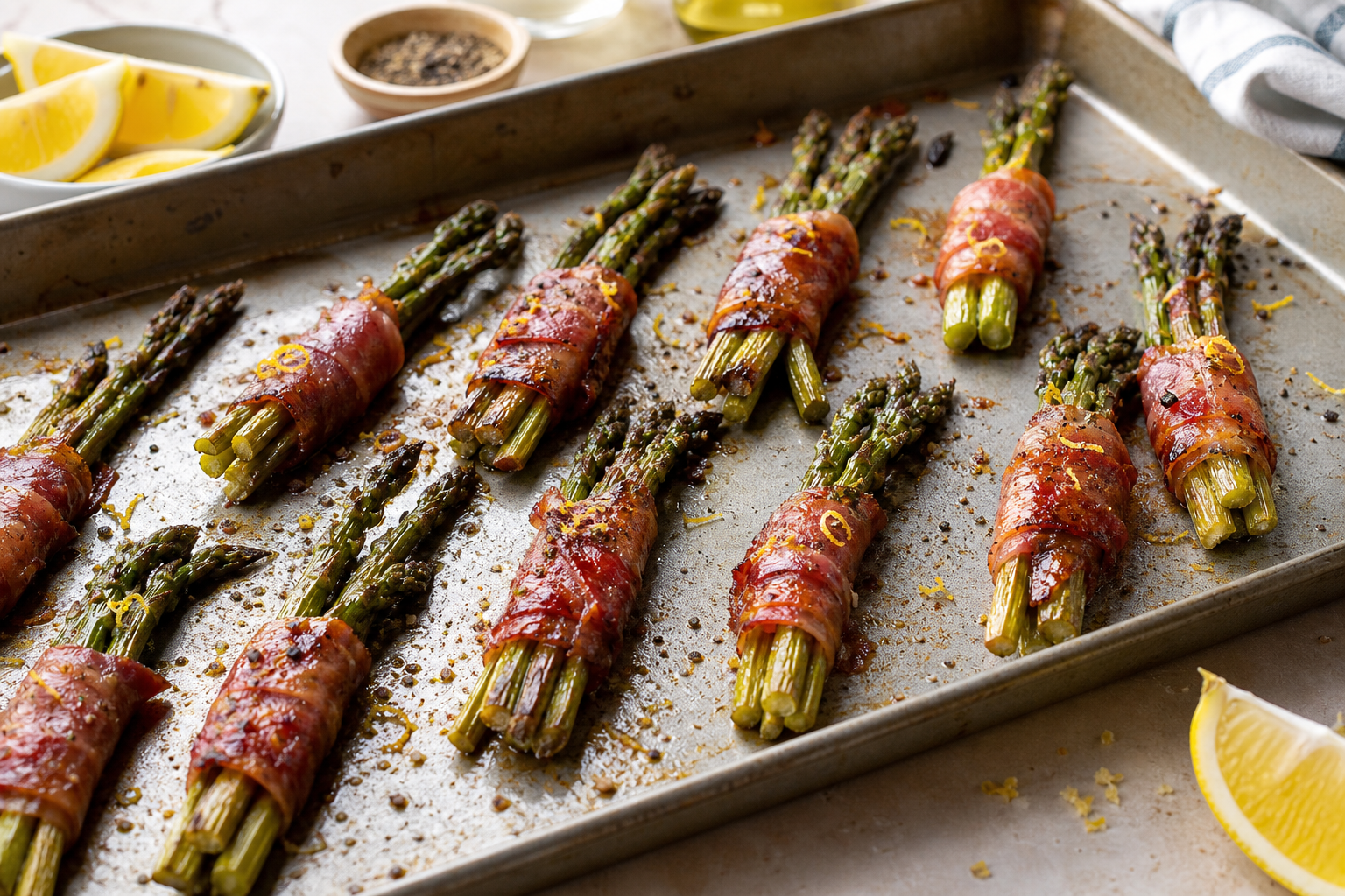 Prosciutto-Wrapped Asparagus Bites