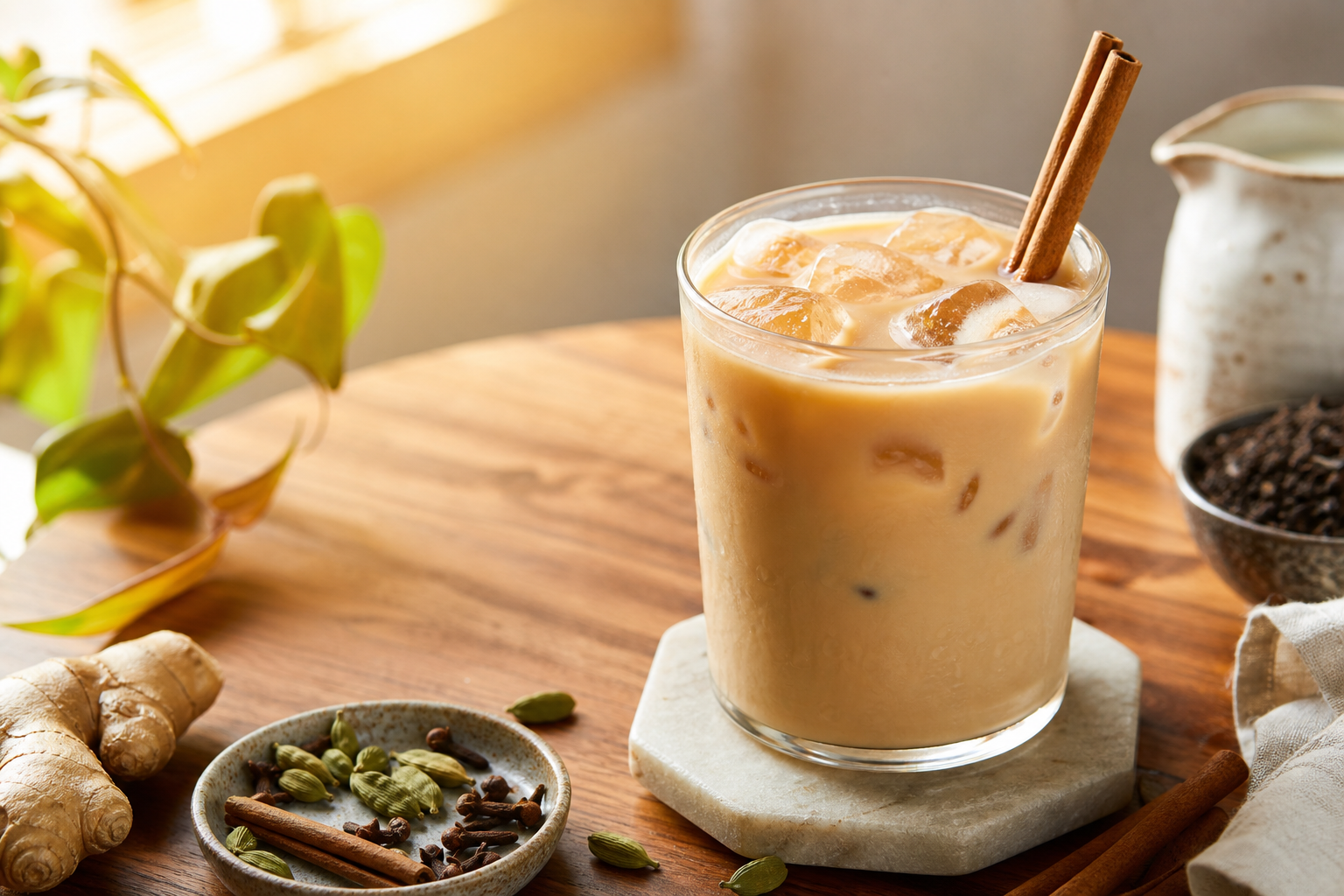 Spiced Chai Iced Latte