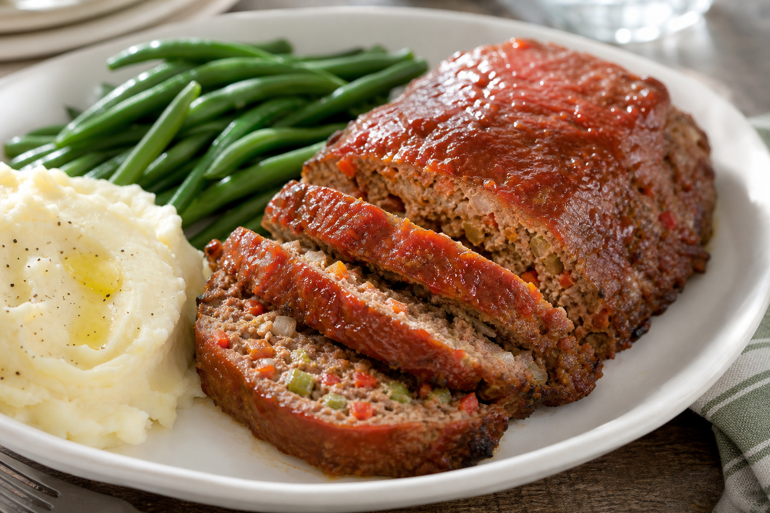 Classic Meatloaf Recipe with Hidden Vegetables