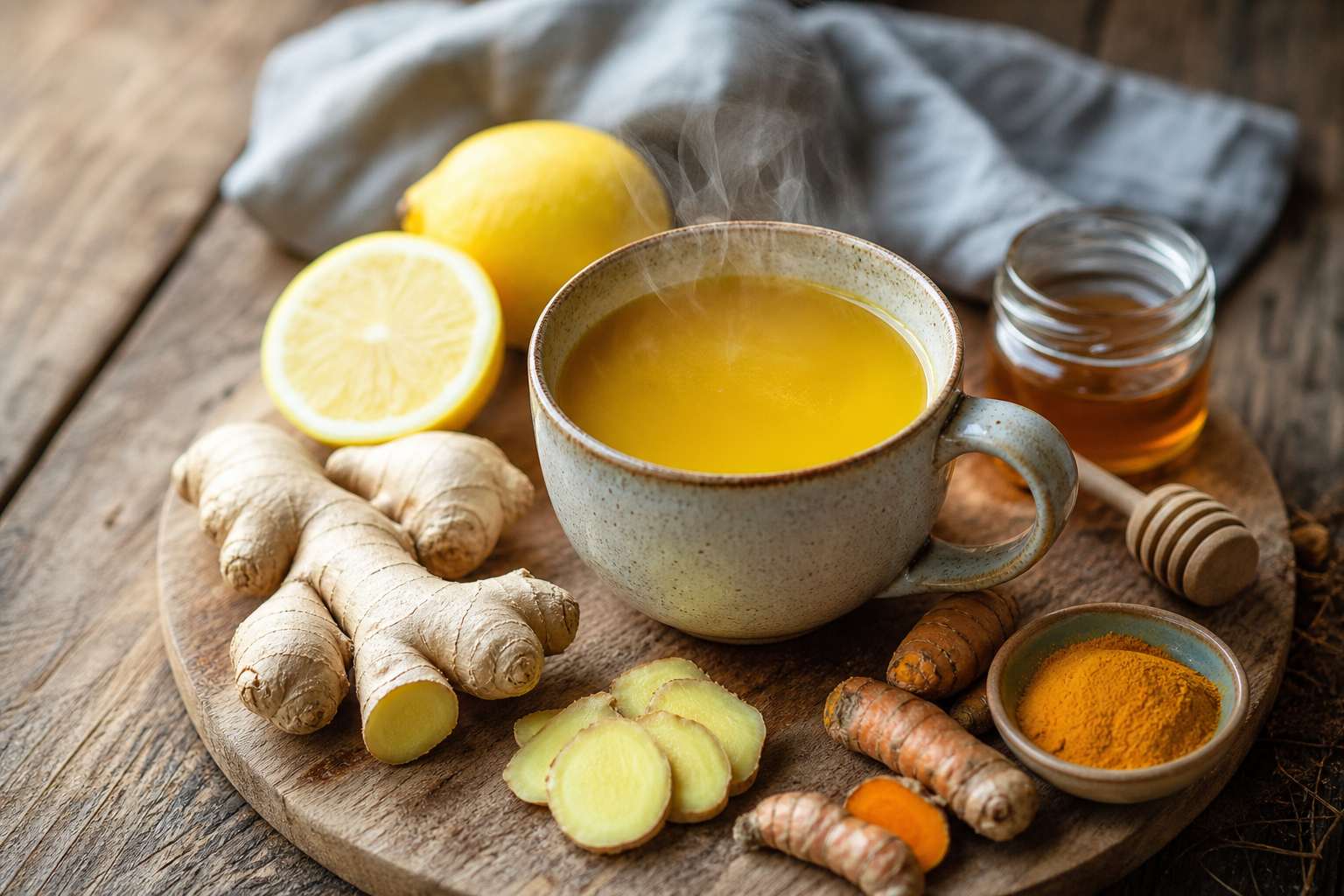 Ginger Turmeric Elixir: A Warm and Soothing Beverage