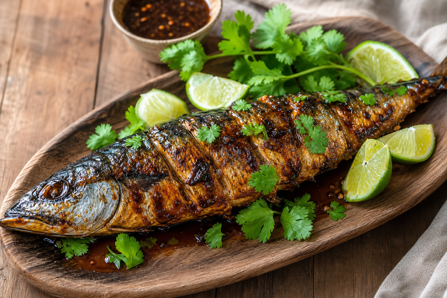 Grilled Mackerel with Tamarind Glaze