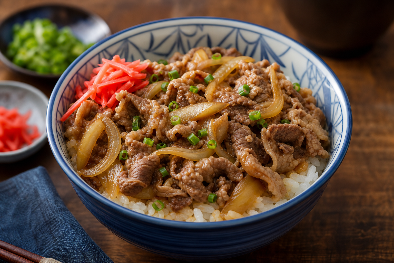 Japanese Gyudon Beef Bowl