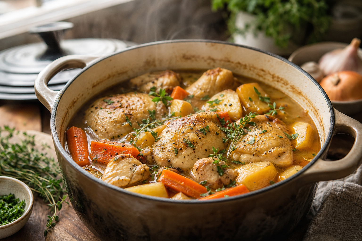 One-Pot Rustic Chicken and Vegetable Stew