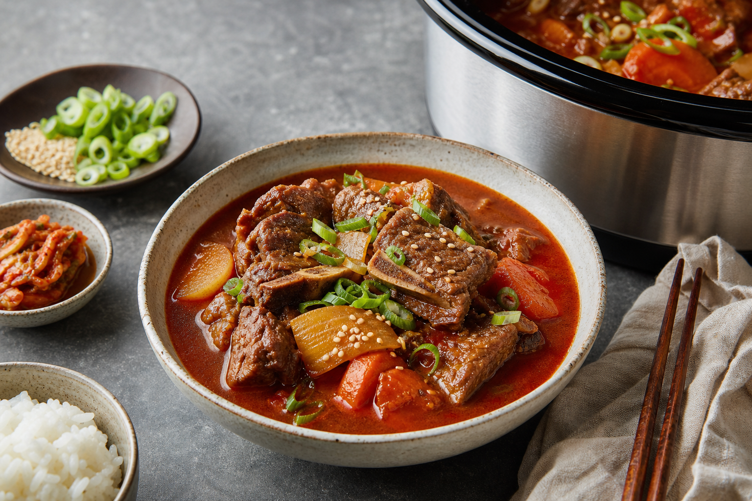 Slow Cooker Korean-Style Short Rib Stew