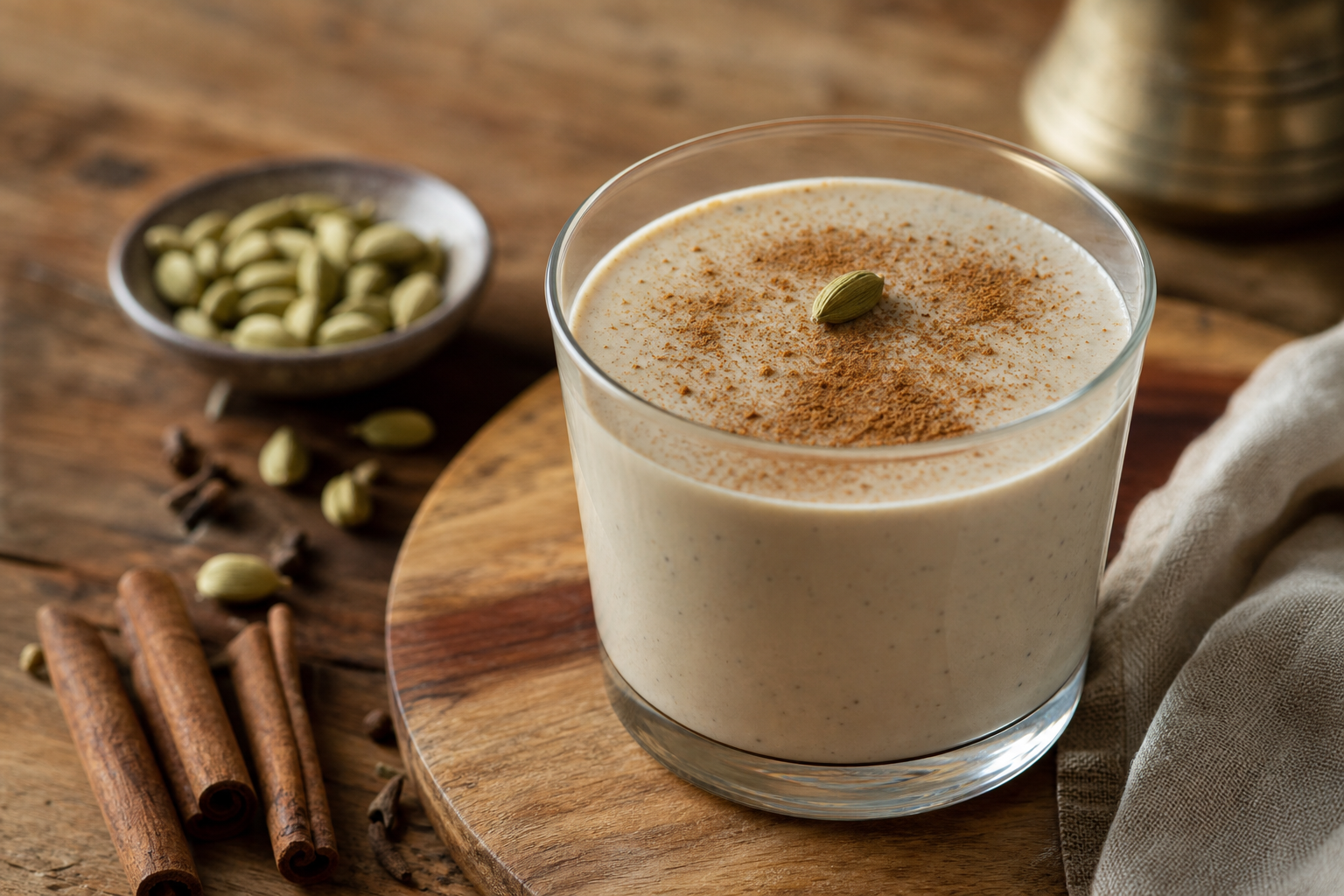 Spiced Chai Panna Cotta with Cardamom